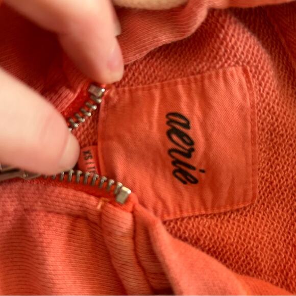 Aerie CROPPED FULL ZIP HOODIE XS - Picture 7 of 8